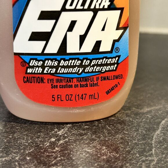 NOS Vintage 1995 ULTRA ERA Treat & Wash Detergent Liquid Soap 5 Fl Oz - Picture 2 of 4